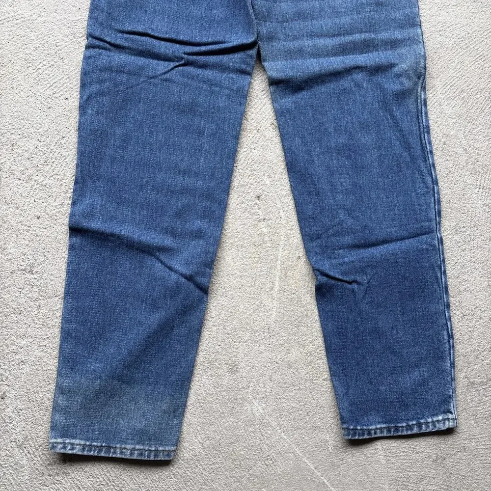Deadstock LEE Women’s Mom Jeans Light Wash Denim Sz 9 L Vintage Relaxed Fit 300
